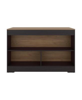 Worland,Kitchen Island with Open Storage and Multi-Purpose