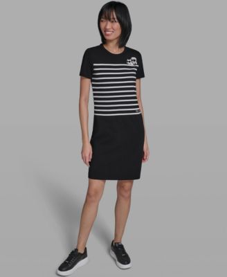 Women's Stripe Logo Dress