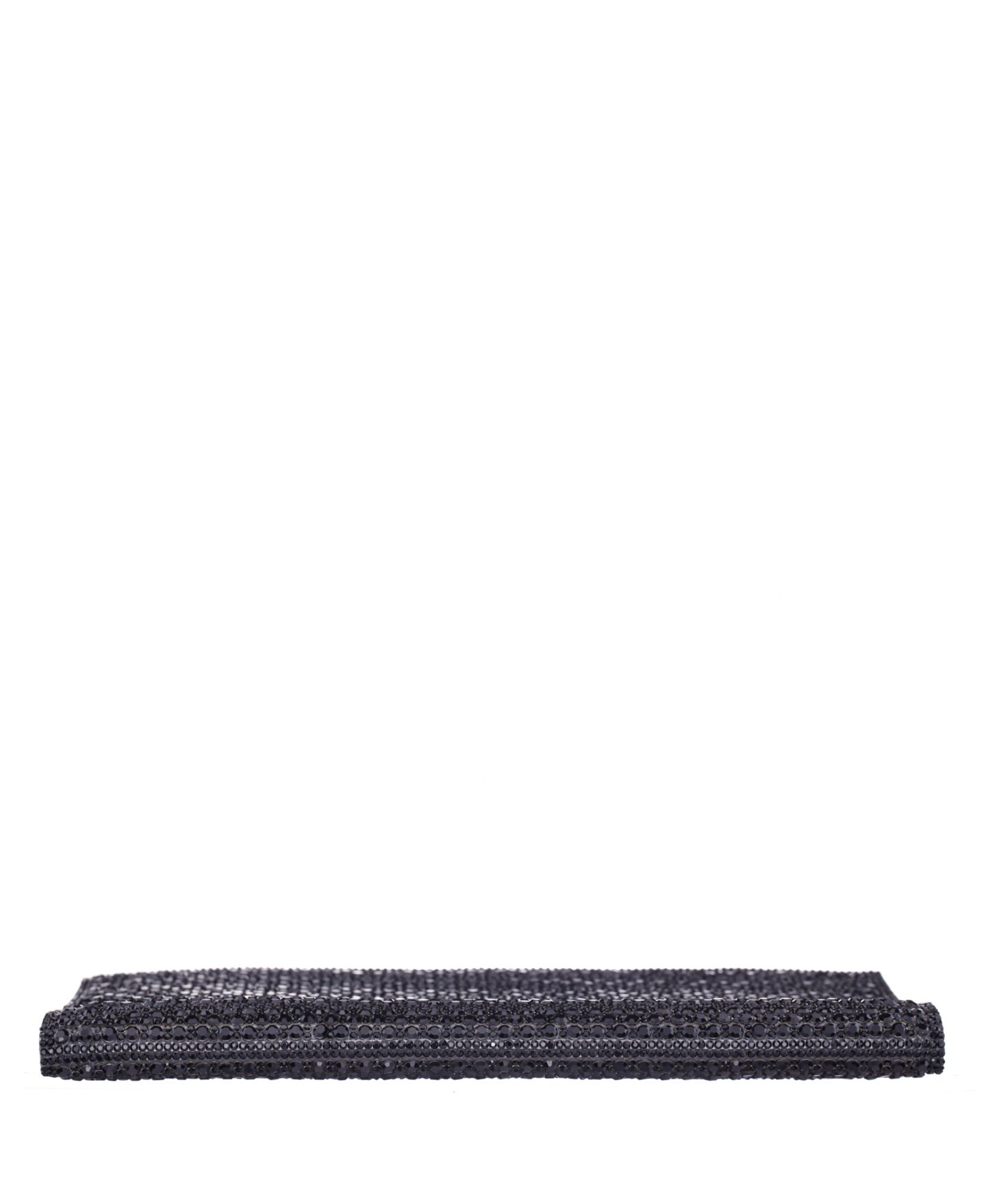 Женский клатч Nina Crystal Embellished Flap Slim Magnetic Snap Clutch, цвет: Чёрный — фото 2