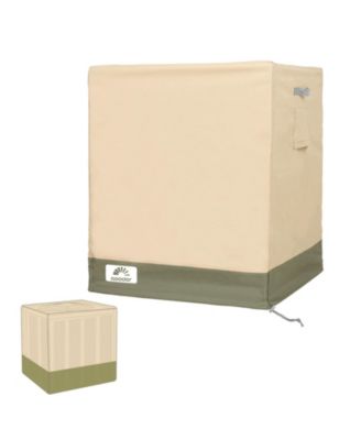 Heavy Duty Air Conditioner Cover, 600D Waterproof  Oxford Winter Central Air Conditioner Cover for Outside Unit