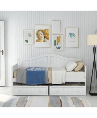 Streamdale Twin Wooden Daybed with 2 Drawers