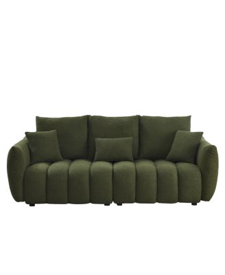 3 Seater + 3 Seater Combo Sofa, Modern Living Room Teddy Sofa Frame