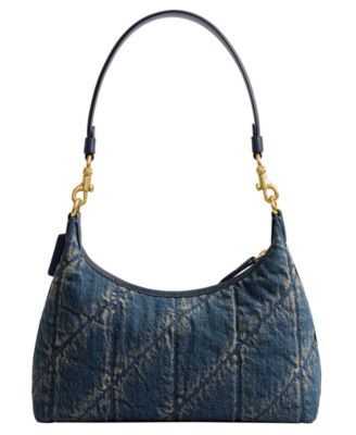 Soft Quilted Loved Denim Juliet Small Shoulder Bag