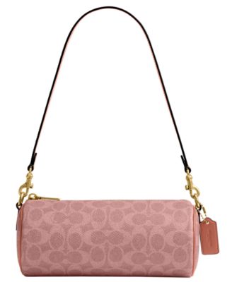 Barrel Small Signature Canvas Slim Shoulder Bag