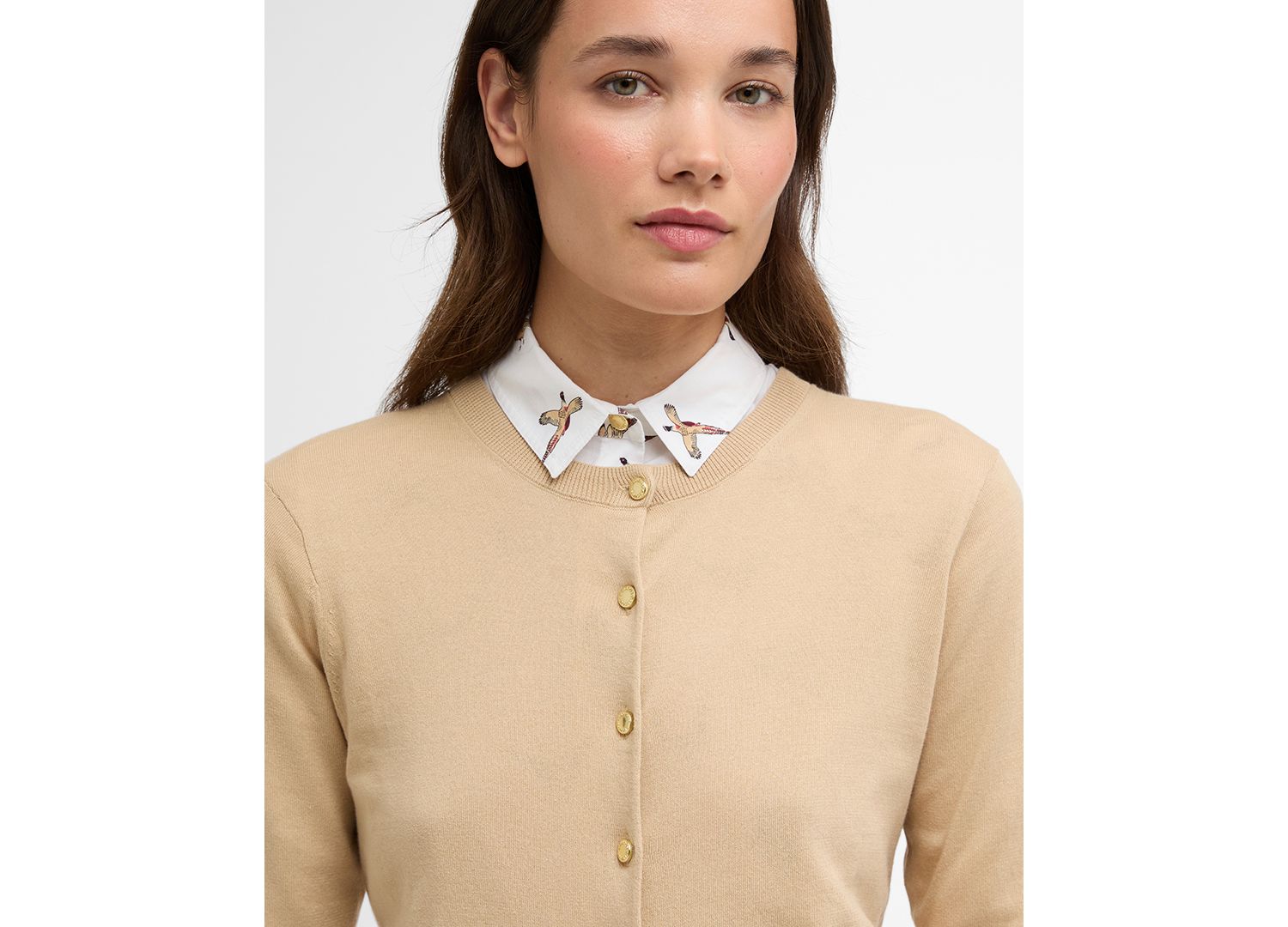 Women's Wisteria Crewneck Knitted Cardigan
