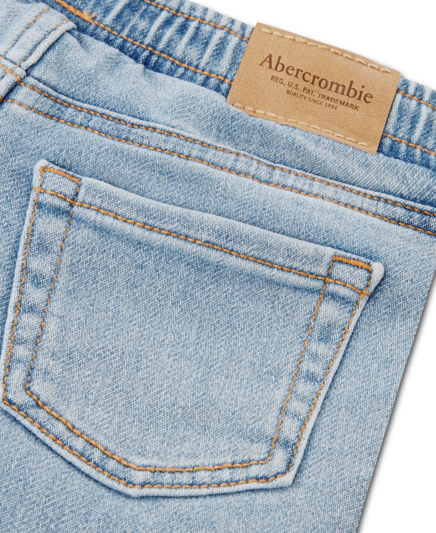 Джинсы abercrombie kids Denim Dobby Jeans для мальчиков-малышей, цвет: Синий — фото 3