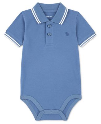 Baby Boys' Pique Polo Bodysuit