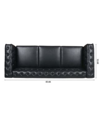 Traditional Sofa with Removable Cushions