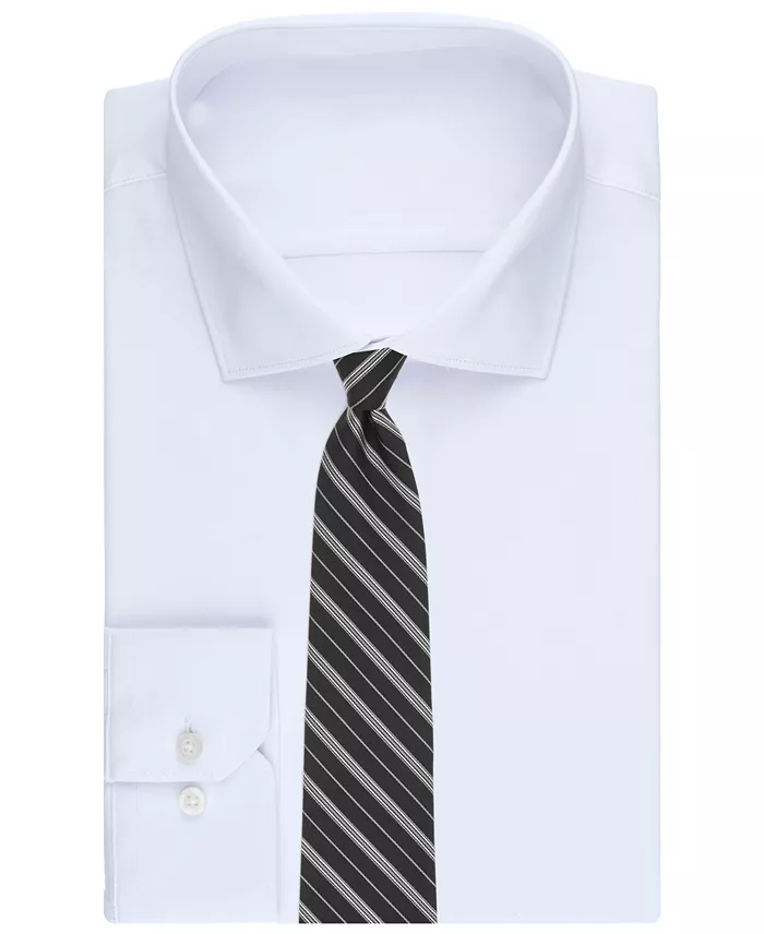 Brooks Brothers Men's Classic Stripe Pattern Tie - thumbnail 9