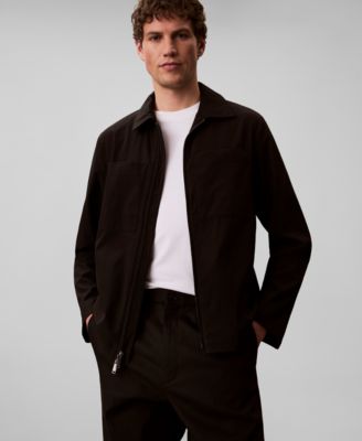 Men's Seersucker Blouson Jacket