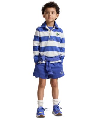 Boys' 2-7 Striped Long-Sleeve Rugby Shirt
