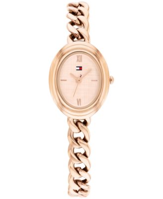 Women's Quartz Rose Gold Tone Stainless Steel Chain Bracelet Watch, 21.5mm