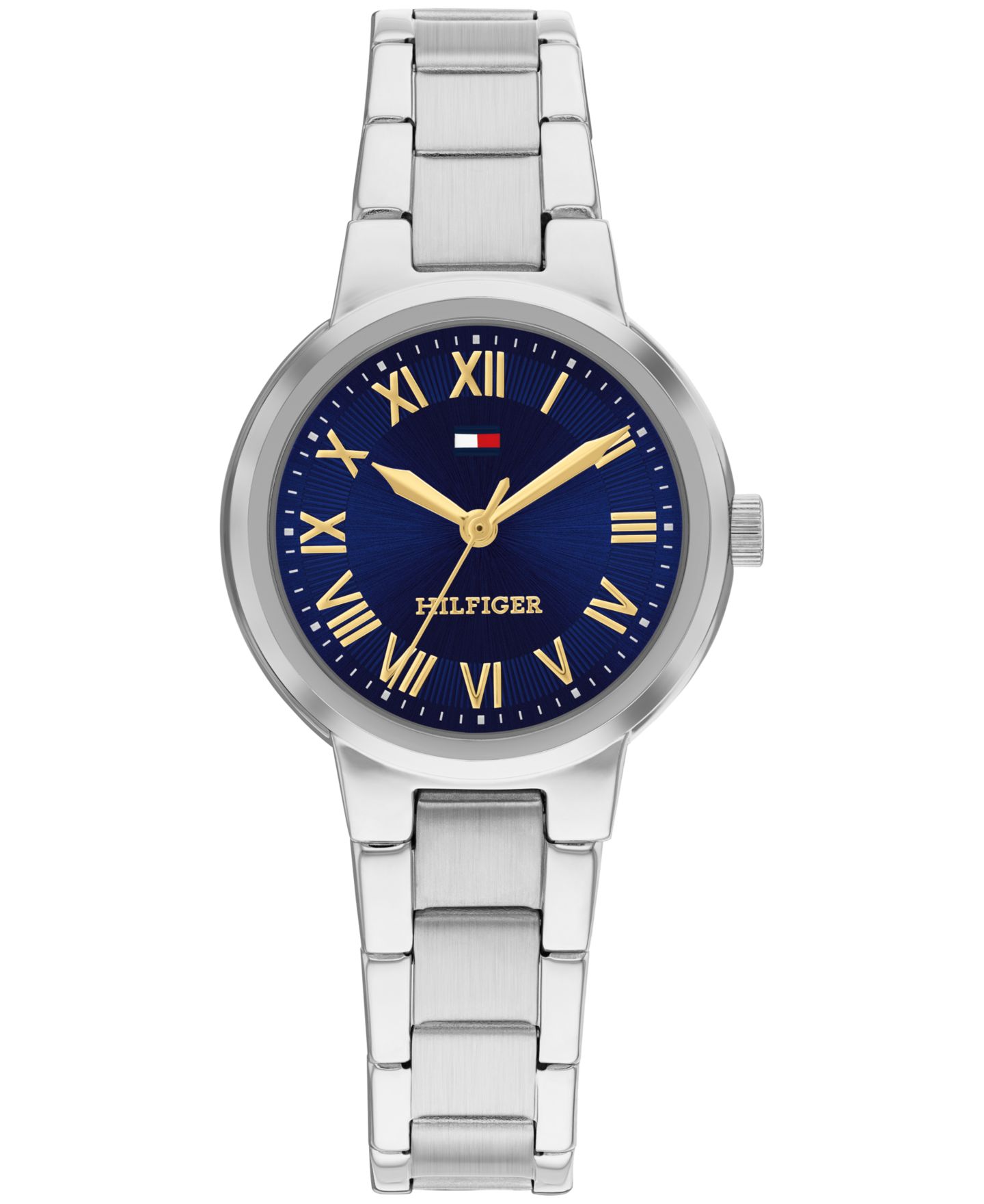 Женские часы Tommy Hilfiger Quartz Silver Tone Stainless Steel Bracelet Watch, 28mm — фото 1