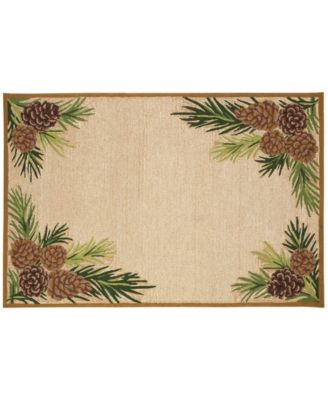 Ravella Forest Border 2'x3' Area Rug