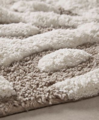 Casablanca Tufted Cotton Bath Rug, 25" Round