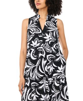 Women's V-Neck Maxi Tiered Dress