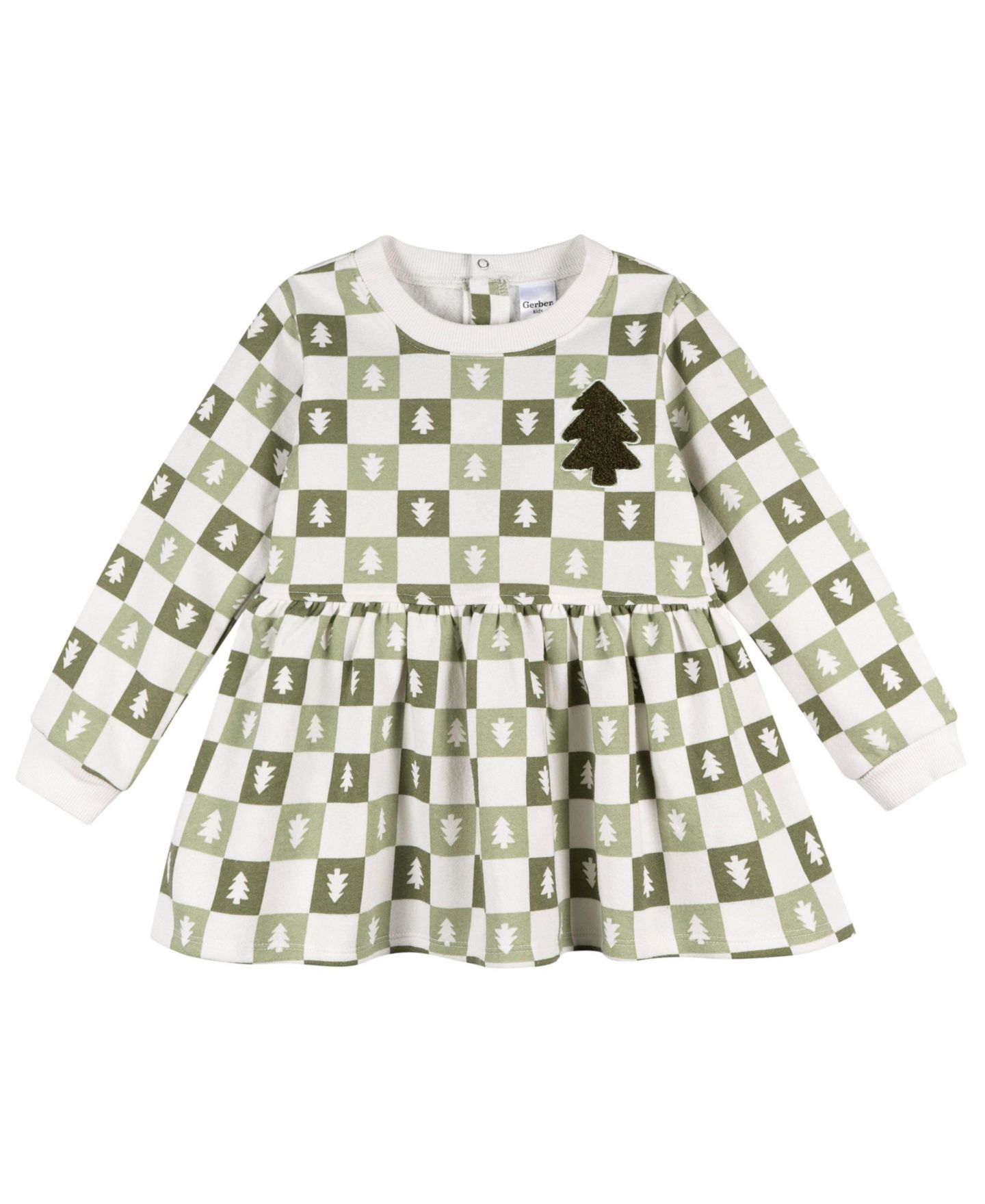 Комплект Gerber Toddler Boys 2-Piece Dress and Legging Set, цвет: Christmas Tree — фото 5
