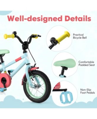 Kids Bike with Adjustable Handlebar and Saddle