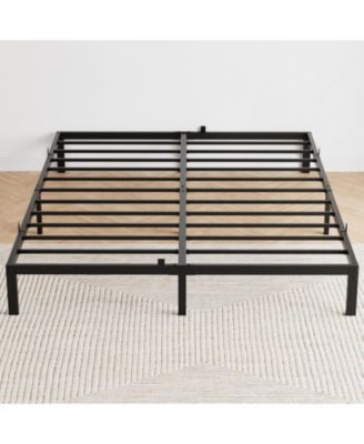 10 Inch Twin Heavy Duty Metal Platform Bed- Slats Easy Assembly Noise-Free No Box Spring Needed