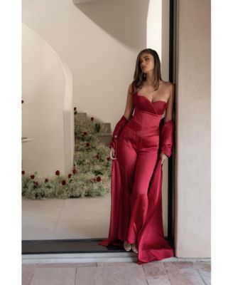 Women's Satin Embrace Maxi Dress