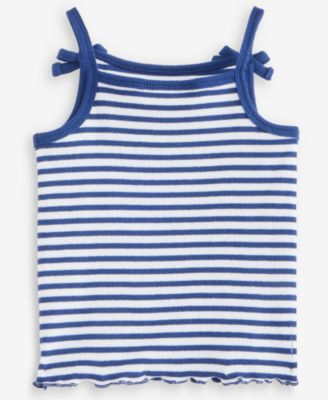 Girls' Toddler 12M-5T Striped Bow Tank Top