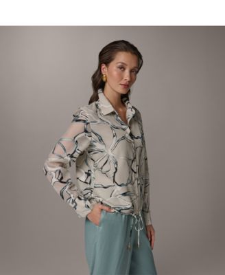 Women's Long-Sleeve Printed Shirt