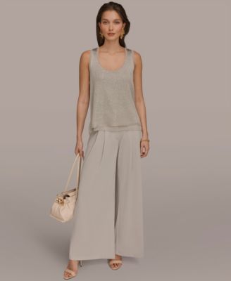 Women's Sequin Scoop Neck Sweater