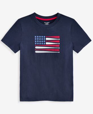 Boys' XS-XL Baseball-Flag Graphic T-Shirt