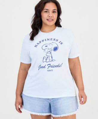 Trendy Plus Snoopy Good Friends Crewneck Tee