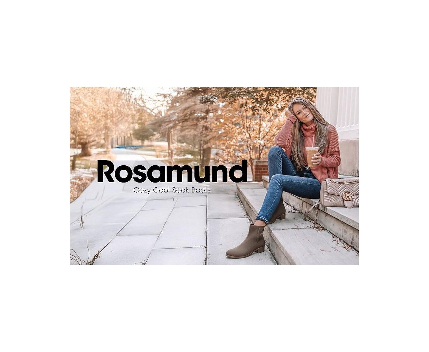 Женские ботинки London Rag Rosamund Knitted Sock, цвет: Бежевый / Хаки — фото 10