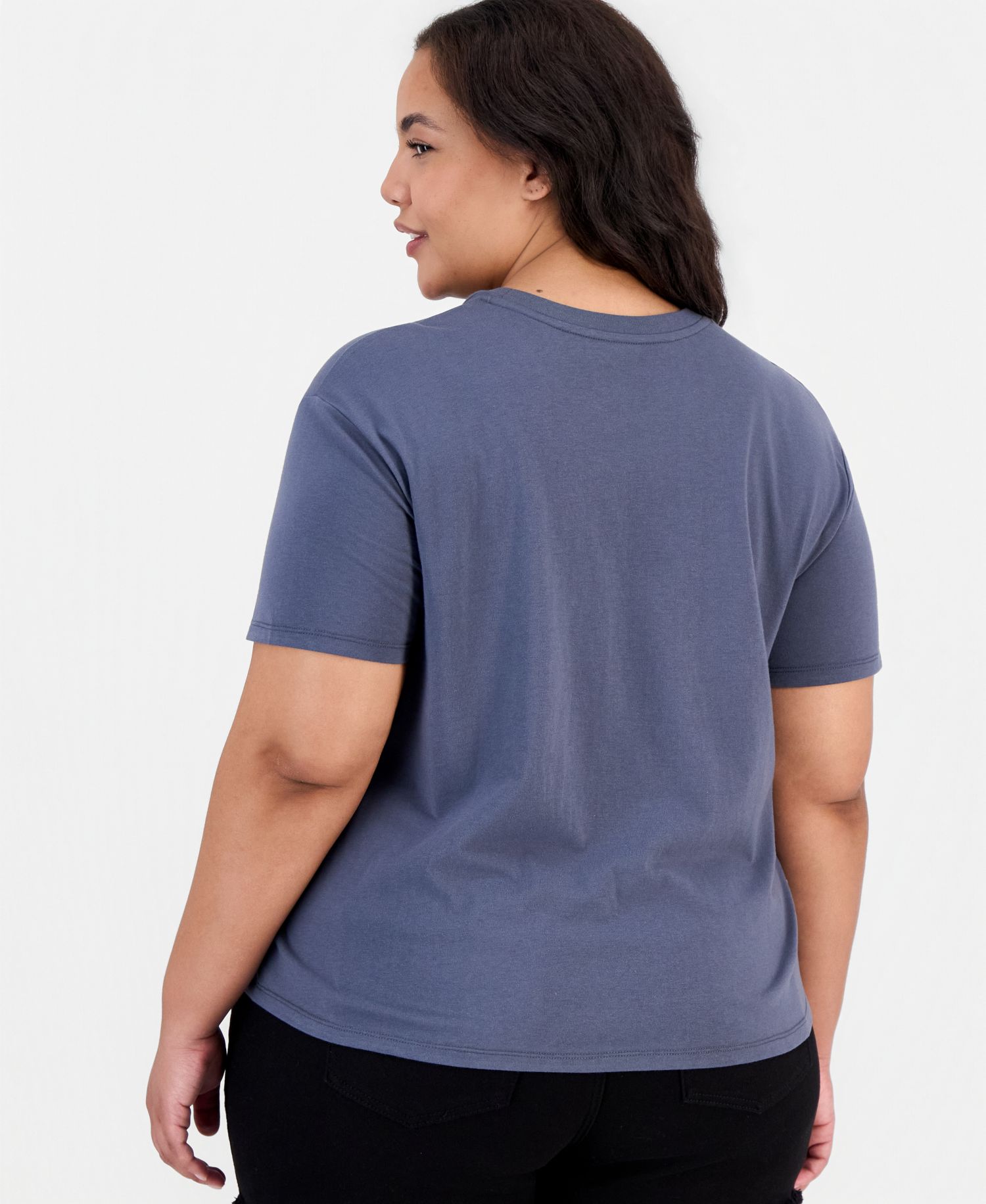 Trendy Plus Honolulu Rhinestone Printed-Graphic Tee