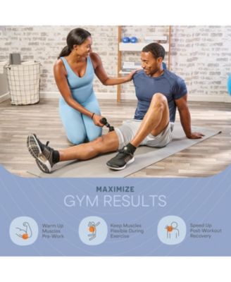 Handheld Massage Gun – Deep Tissue Percussion Massager for Athletes, Men & Women – Quiet, Portable with 4 Heads & Travel Case