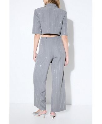 Women's Premium Embellished Straight Leg Pants