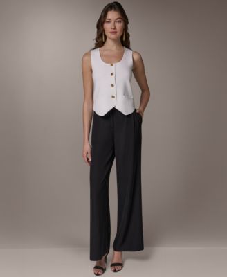 Petite Scoop Neck Sweater Vest