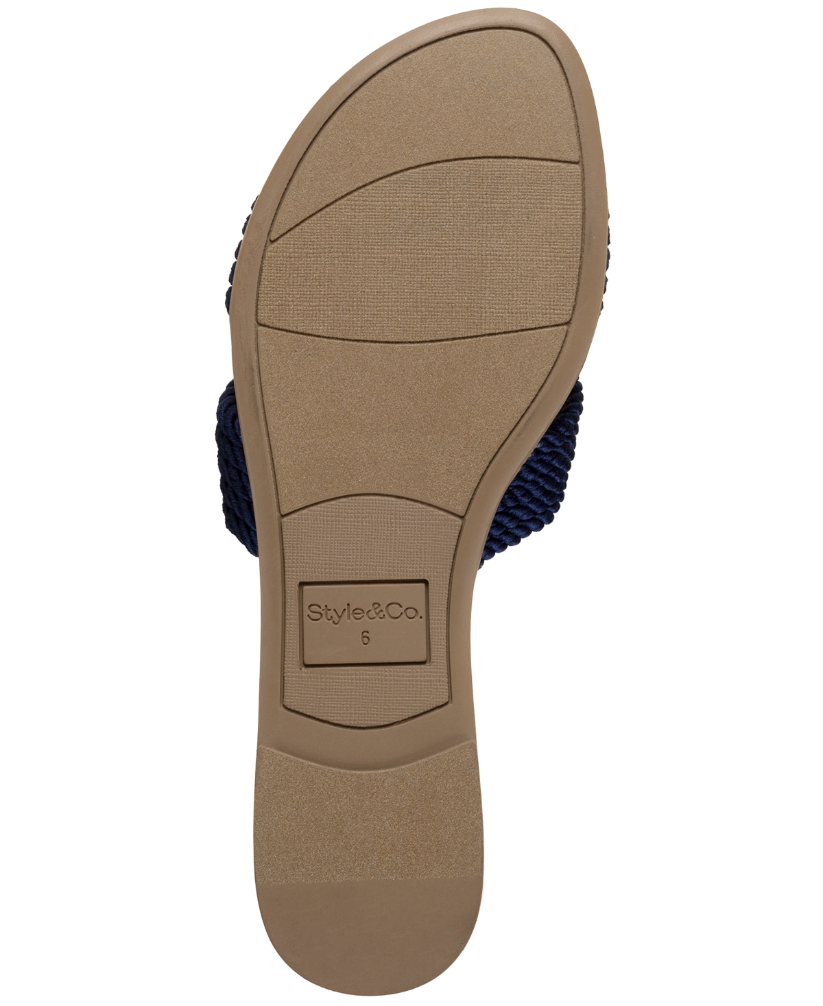 Style & Co Women's Everlyy Rope Slip-On Slide Sandals, Macy's Exclusive