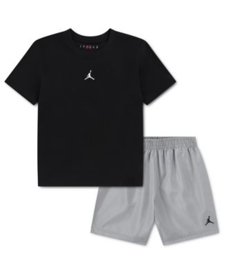 Boys' 4-7 Dri-FIT Jumpman Woven Play Jersey T-Shirt & Mesh Shorts, 2-Piece Set