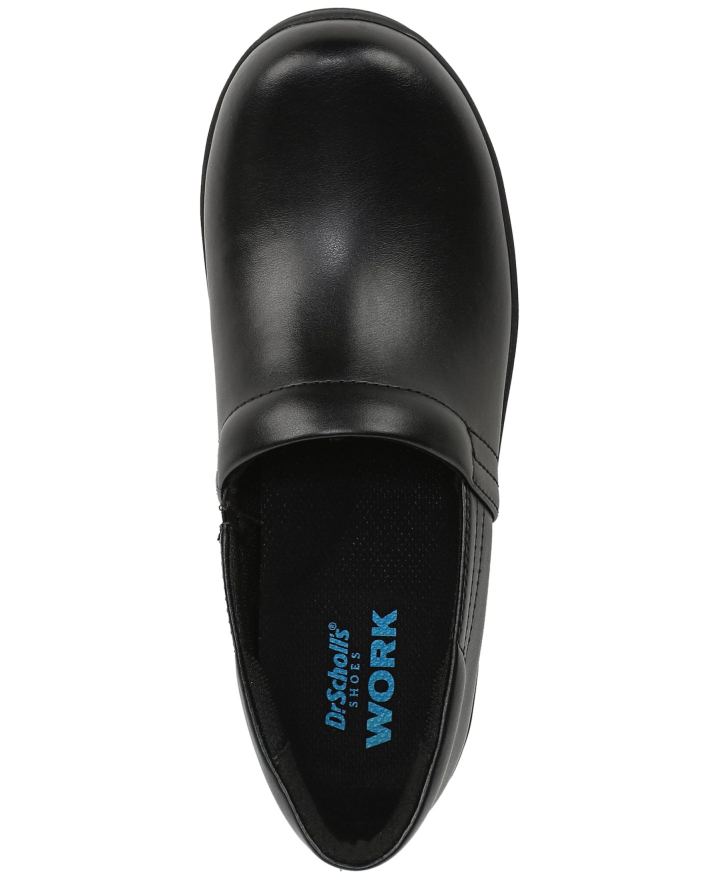 Женские сабо Dr. Scholl's Dynamo Lite Service Round Toe, цвет: Чёрный кожаный — фото 4
