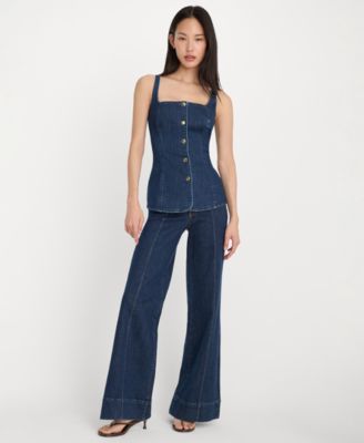 Women's High-Rise Wide-Leg Jeans
