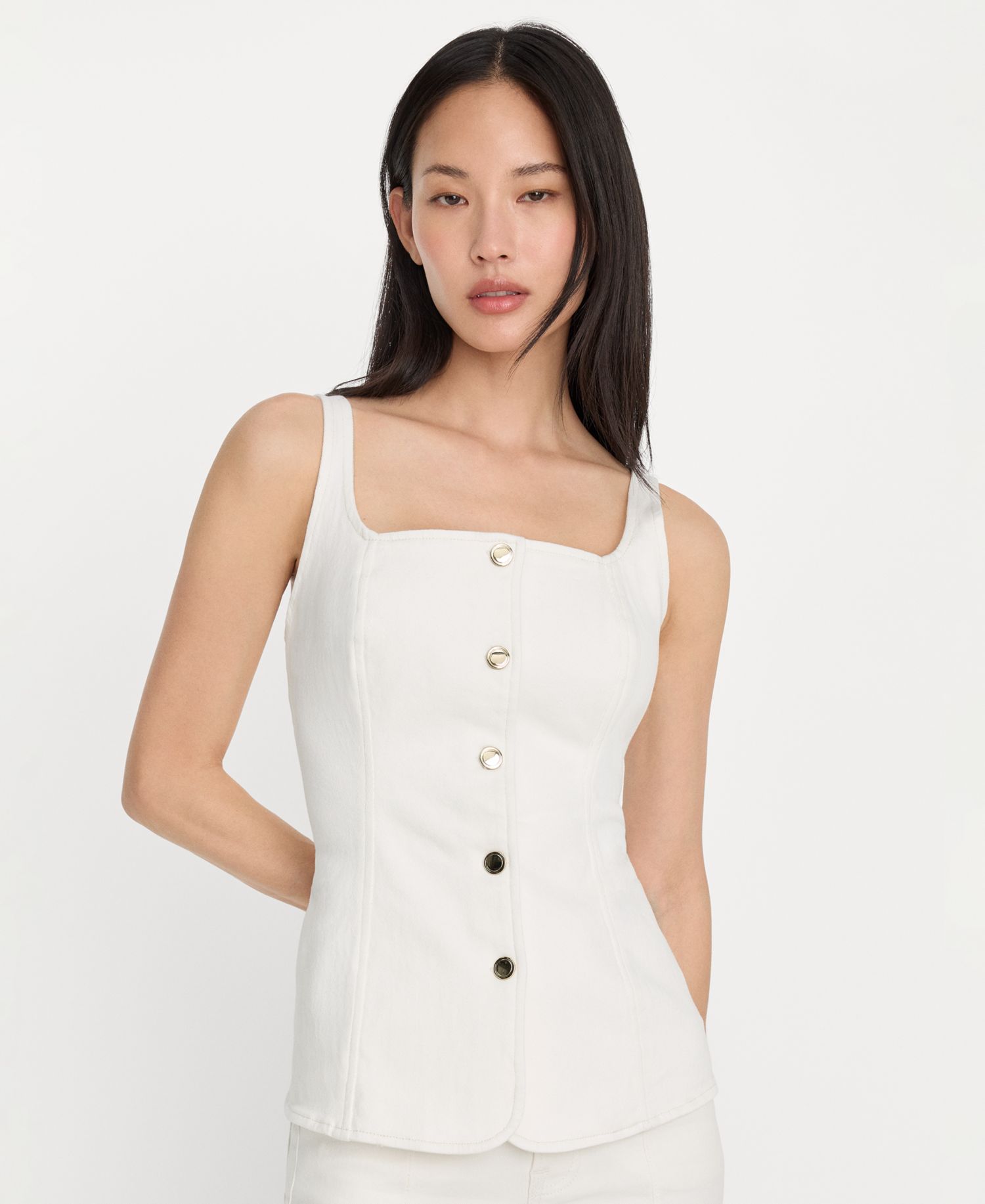 Women's Square Neck Top, Regular & Plus Size