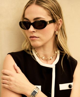 Women's Contrast Trim Four-Button Vest