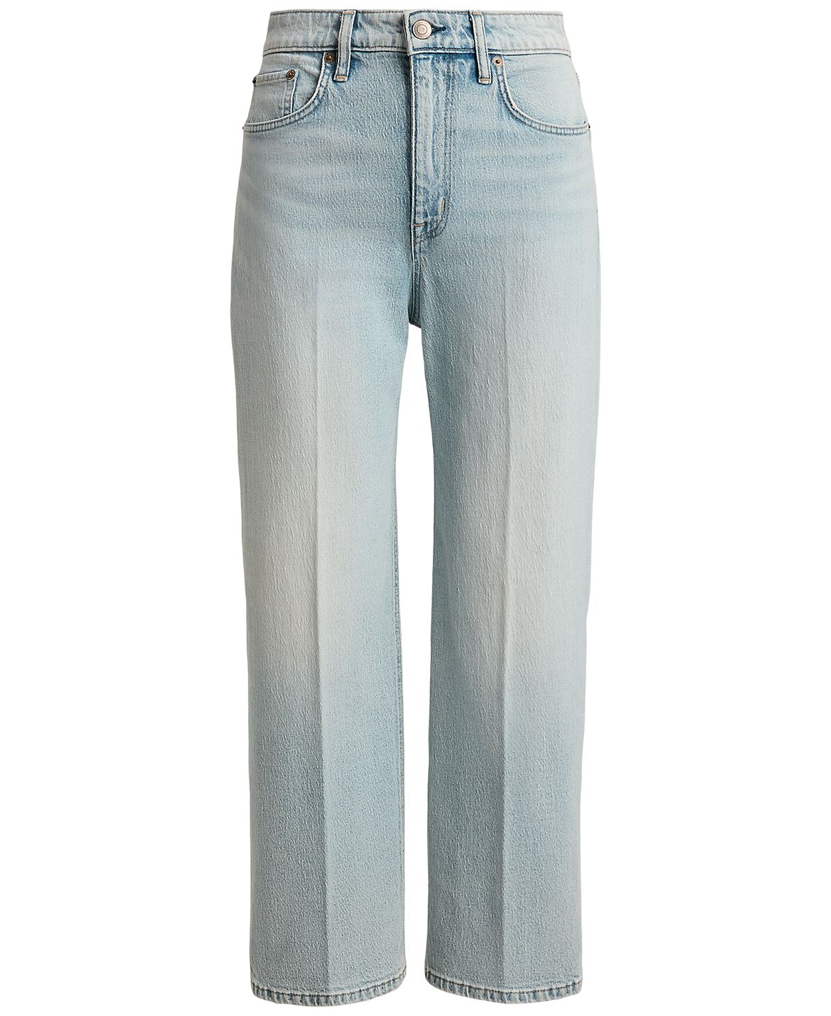 Lauren Ralph Lauren Women's High-Rise Straight Ankle Jeans view 6 — MAYCSS fashion products