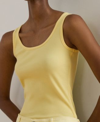 Petite Stretch Cotton Tank Top