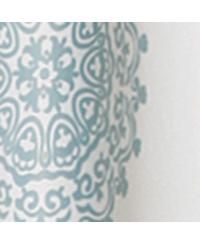 Stripe Medallion Light Filtering Window Curtain Panels