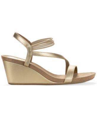 Women's Madysonn Elastic Strappy Wedge Sandals