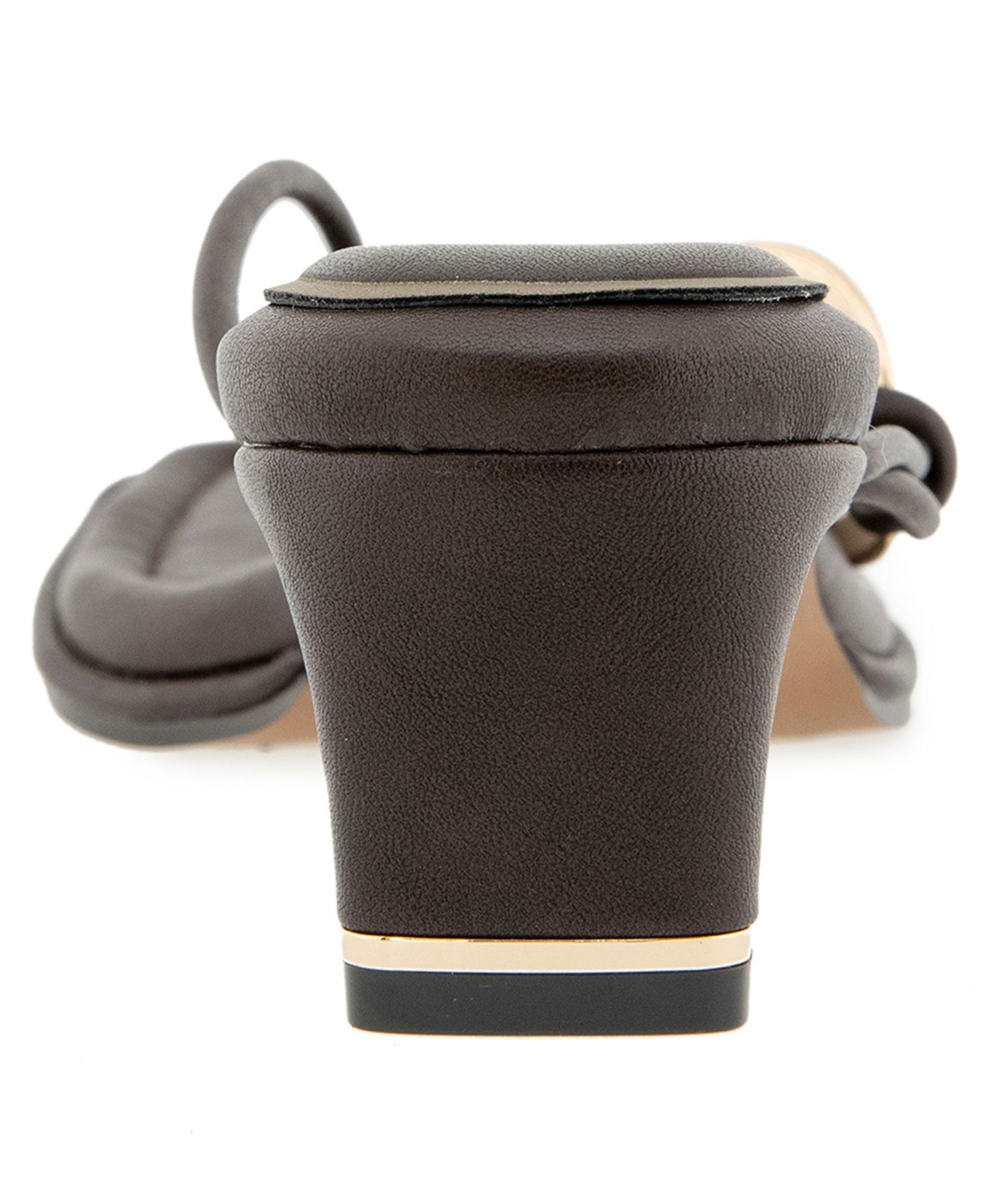 Женские сандалии Kenneth Cole New York Madrid Kitten Heel Thong, цвет: Шоколадный — фото 3