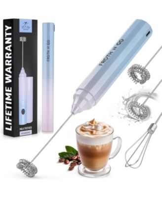 Froth N Go Rechargeable Milk Frother with Case for Lattes