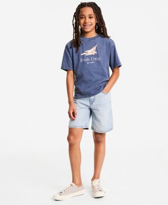 Boys' Adjustable Denim Shorts