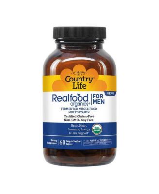 Country Life Real Food Multivitamin For Men, 60 Tablets