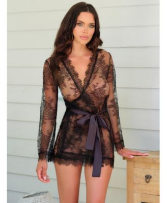 Women's Amour Short Lace Robe