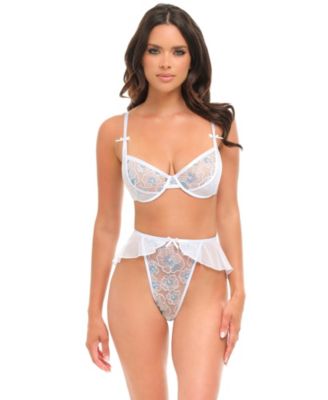 Women's Elena Embroidered Bra Set